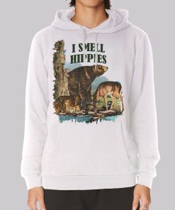 Inspired Art I Smell Hippies Hoodie