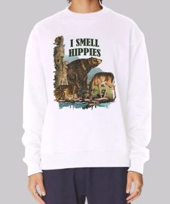 Inspired Art I Smell Hippies Hoodie