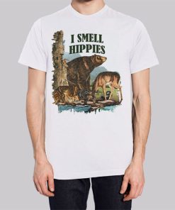 Inspired Art I Smell Hippies Hoodie 3