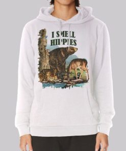 Inspired Art I Smell Hippies Hoodie 4