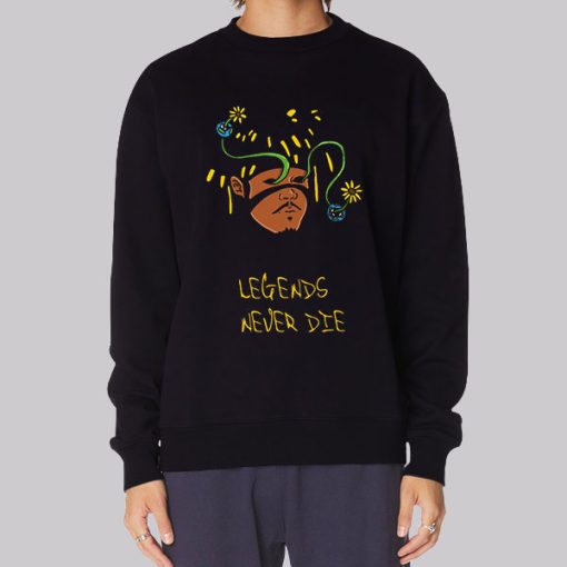 Inspired Art Legends Never Die Hoodies