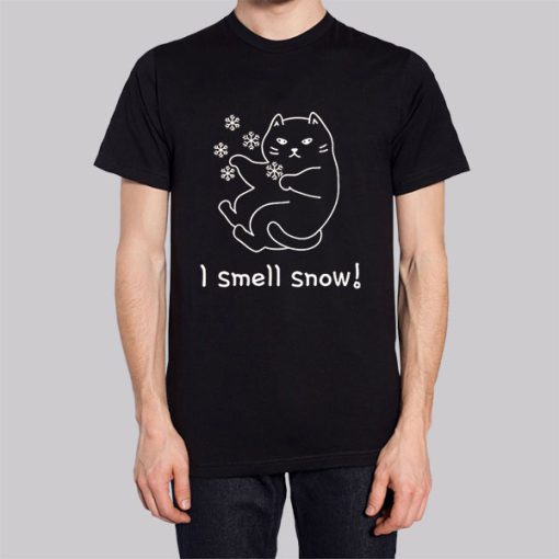 Inspired Cat I Smell Snow Hoodie