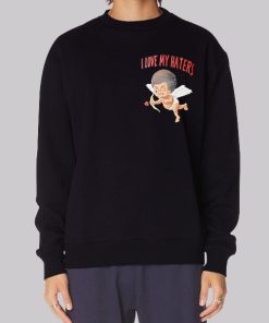 Inspired Cupid I Love My Haters Hoodie