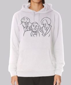 Inspired Line Art Three Stooges Hoodie 4