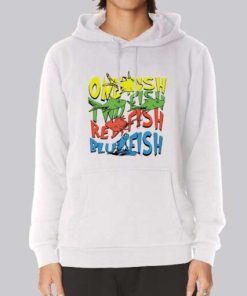 Inspired Red Fish Blue Fish Hoodie 4