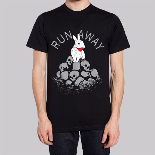 Inspired Run Away Bunny Skull Hoodie