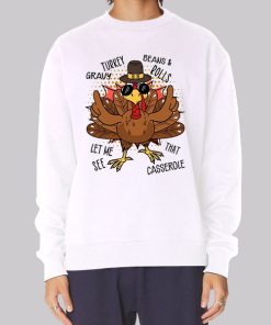 Inspired Turkey Gravy Beans and Rolls Hoodie