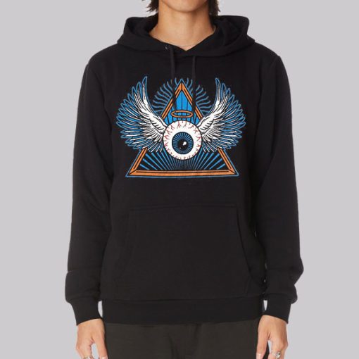 Inspired Wings With Eyes Hoodie