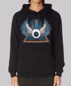 Inspired Wings With Eyes Hoodie 4
