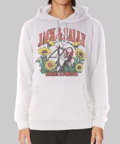 Jack and Sally Faces Always Forever Hoodie