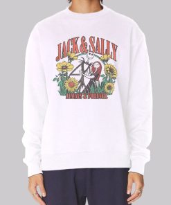 Jack and Sally Faces Always Forever Hoodie