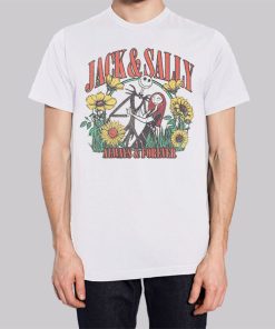 Jack and Sally Faces Always Forever Hoodie 3