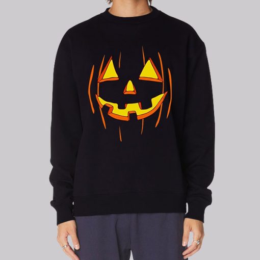 Jackolantern Face Paint Pumpkin Hoodie