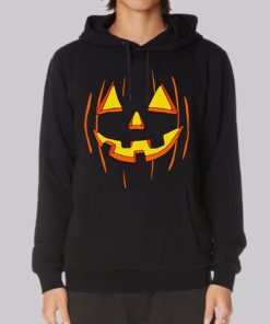 Jackolantern Face Paint Pumpkin Hoodie 4