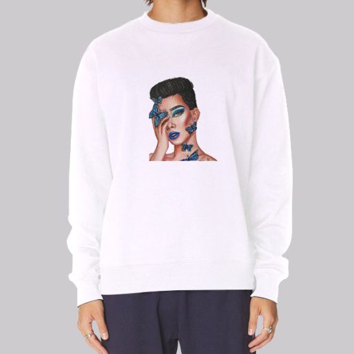 James Charles Butterfly Inspired Hoodie