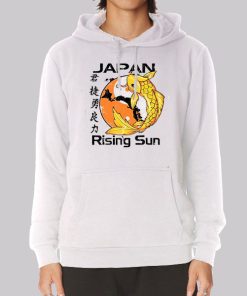 Japan Rising Sun Koi Hoodie
