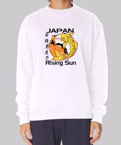 Japan Rising Sun Koi Hoodie