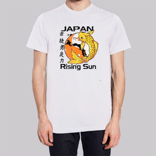 Japan Rising Sun Koi Hoodie