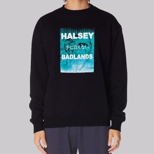 Japanese Text Halsey Badlands Hoodie