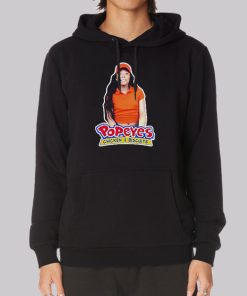 Jayla Foxx Popeyes Employee in Movie Hoodie