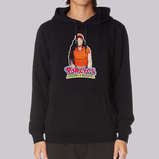 Jayla Foxx Popeyes Employee in Movie Hoodie