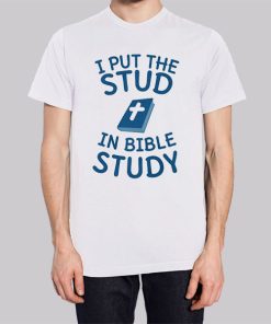 Jesus Meme I Put the Stud in Bible Study Hoodie 3