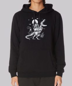 Jesus Riding a Dinosaur Funny Hoodie 3 Jesus Riding a Dinosaur Funny Hoodie 4
