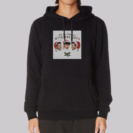 Jo Bros Christmas Album Cover Hoodie