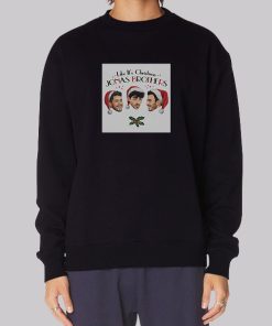 Jo Bros Christmas Album Cover Hoodie
