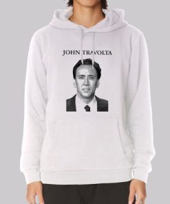 John Travolta Is Nicolas Cage Hoodie 4