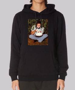 Johnny Cash Cake Photo Birthday Hoodie
