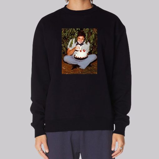 Johnny Cash Cake Photo Birthday Hoodie