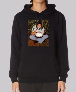 Johnny Cash Cake Photo Birthday Hoodie 4