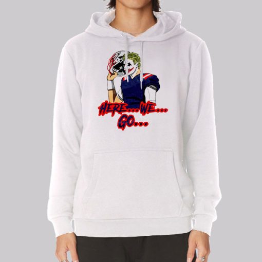 Joker Here We Go Meme Hoodie