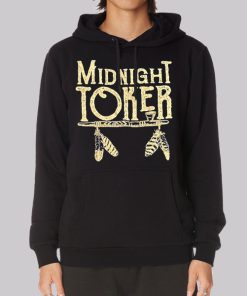 Joker Smoker Midnight Toker Vintage Hoodie
