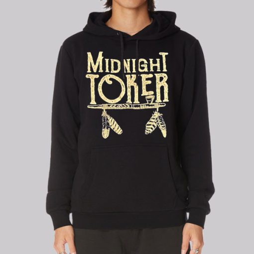 Joker Smoker Midnight Toker Vintage Hoodie