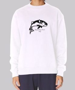 Jon B Fishing Merch Keep Fishing Never Stop Hoodie