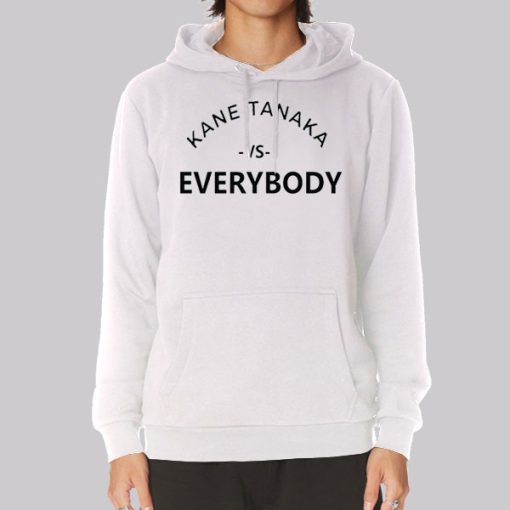 Kane Tanaka vs Everybody Text Hoodie