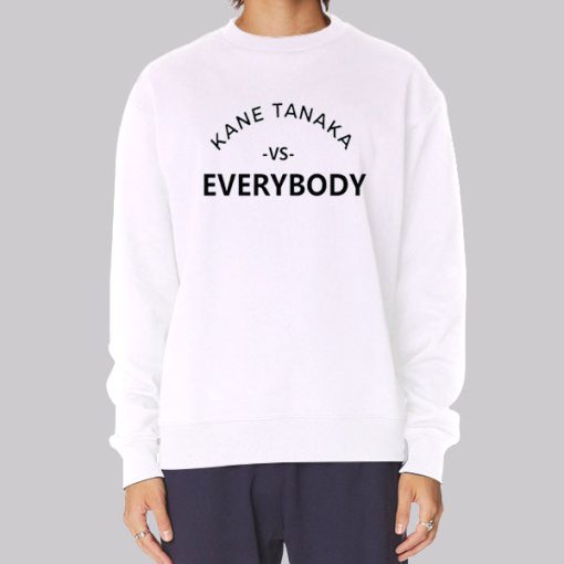 Kane Tanaka vs Everybody Text Hoodie