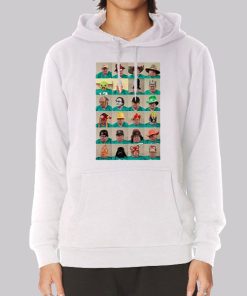 Katie Pondiscio Faces on Fank Hoodie