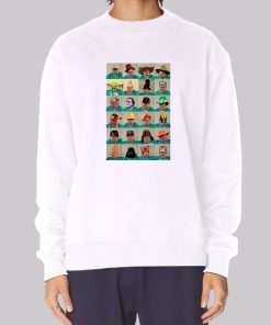 Katie Pondiscio Faces on Fank Hoodie