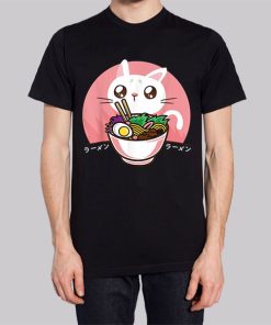 Kawaii Japanese Ramen Cat Lover Hoodie 3