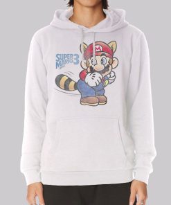 Kawaii Raccoon Tail Tanooki Mario Hoodie