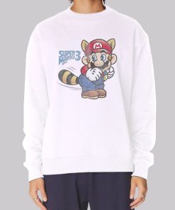 Kawaii Raccoon Tail Tanooki Mario Hoodie