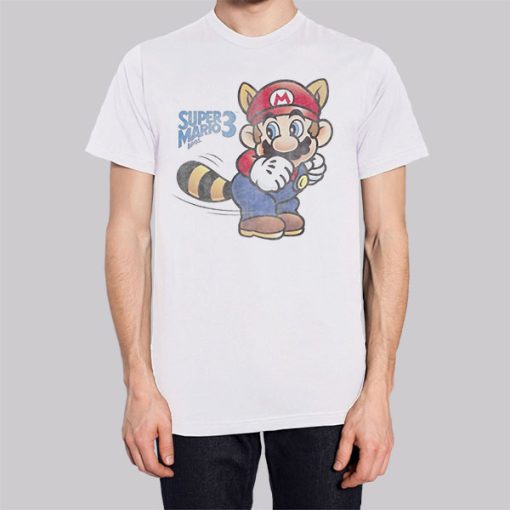 Kawaii Raccoon Tail Tanooki Mario Hoodie