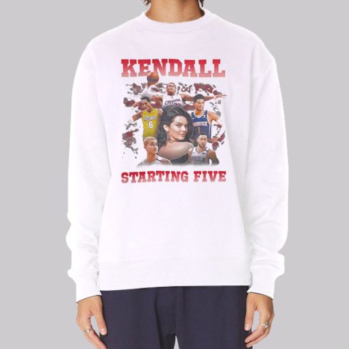 Kendall Jenner Starting 5 College Hoodie