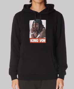 King Von Outfits Vintage Hoodie