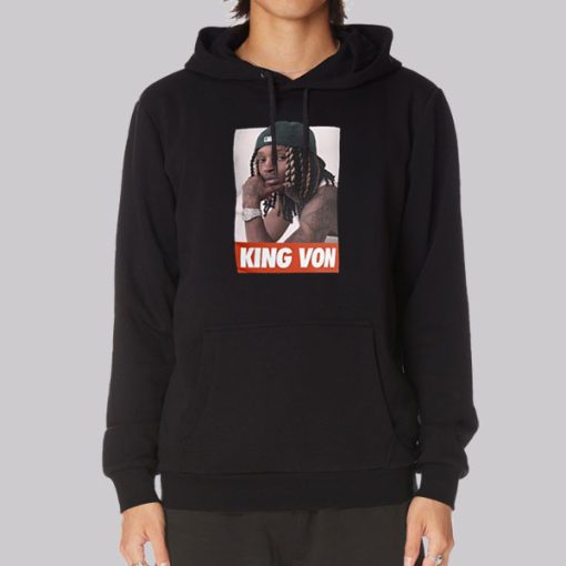 King Von Outfits Vintage Hoodie