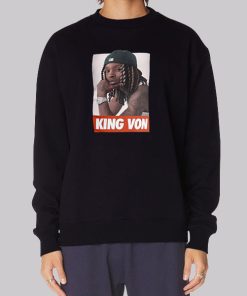 King Von Outfits Vintage Hoodie