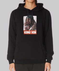 King Von Outfits Vintage Hoodie 4